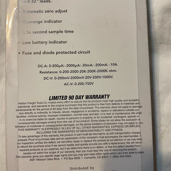 Red Digital Multimeter - Picture 2 of 2